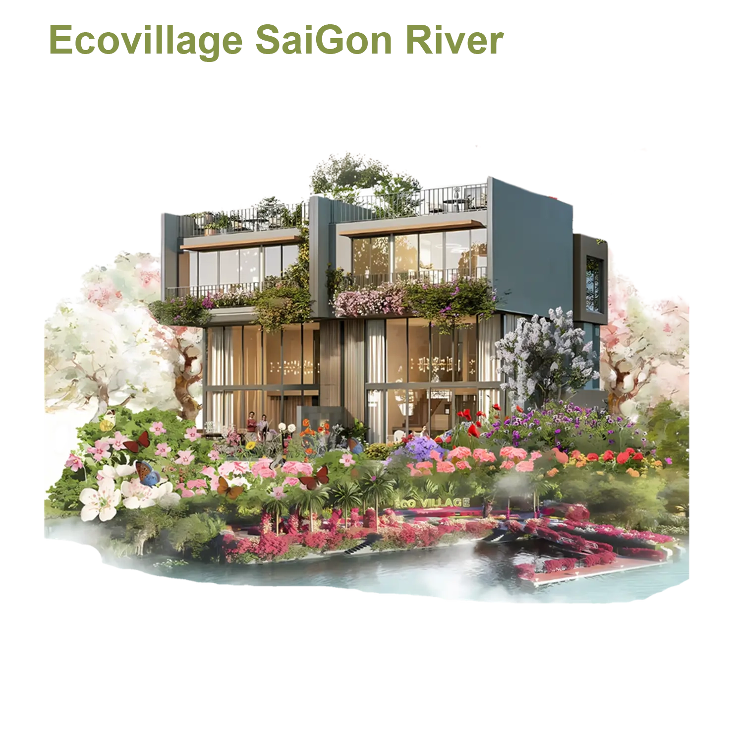Phối cảnh Ecovillage Saigon River